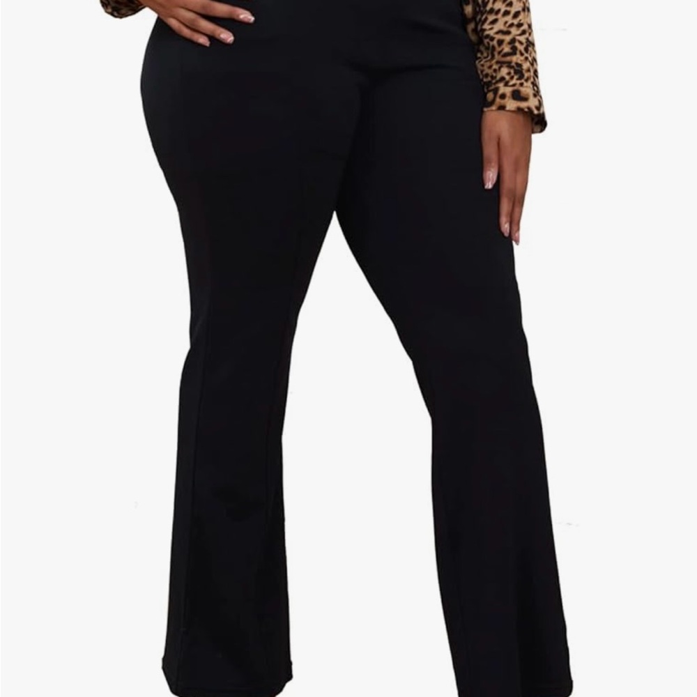 Chic Black Boot Cut Women's Pants